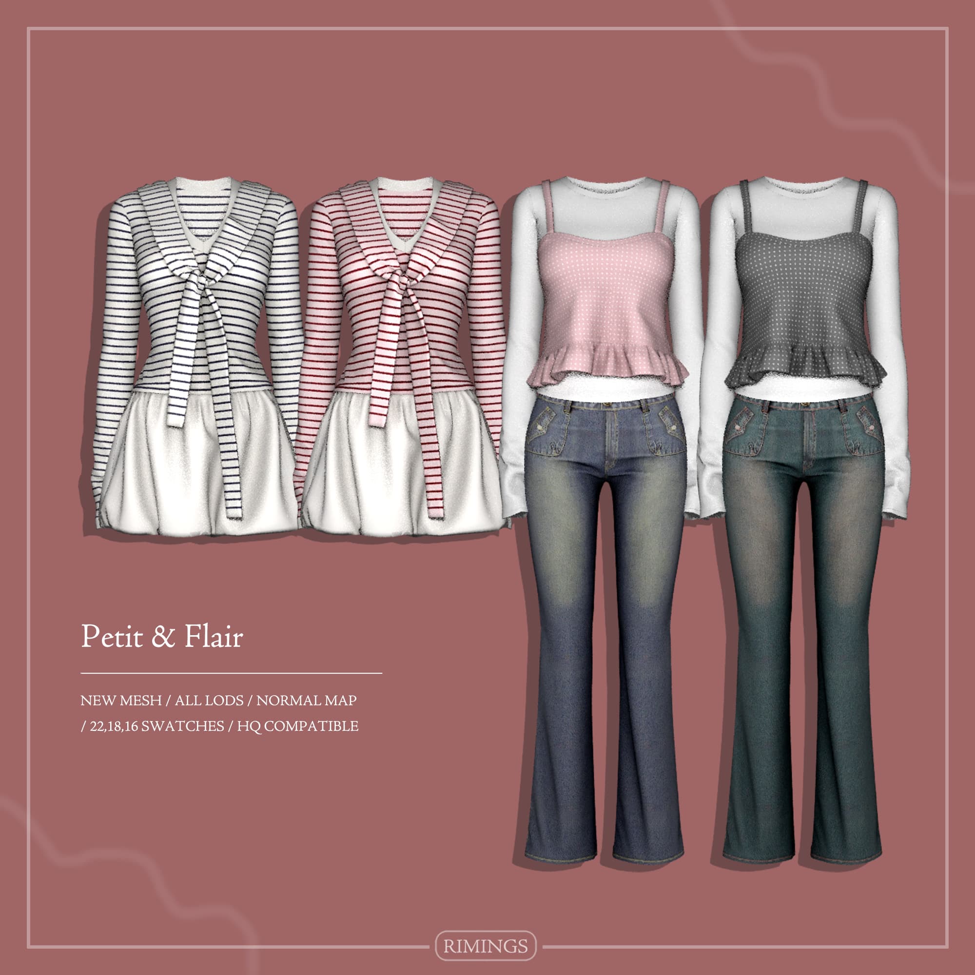 Сет одежды Petit & Flair